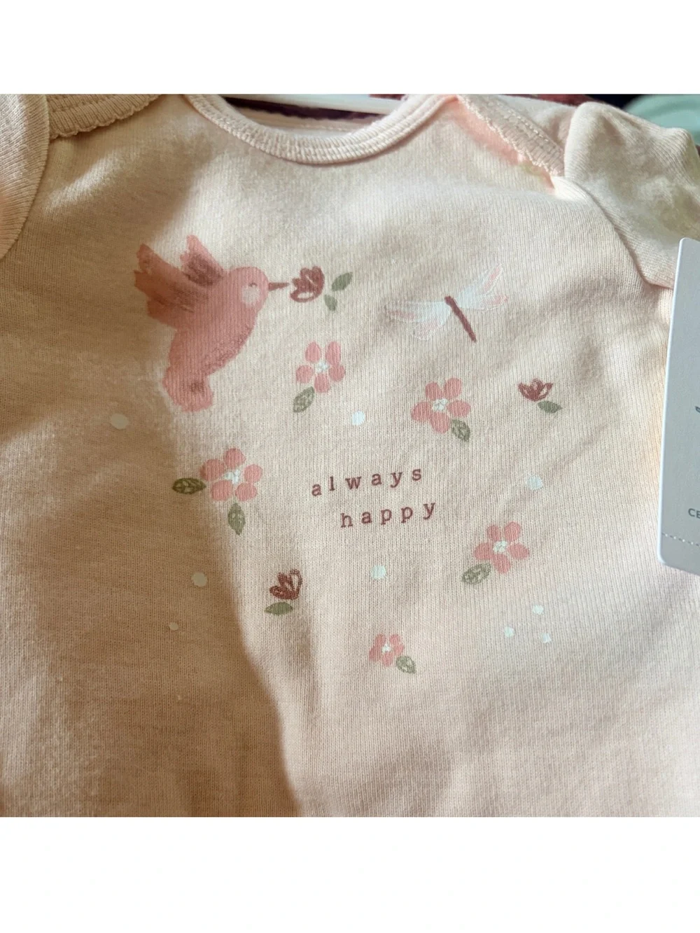 Carter’s Newborn Short-Sleeve One-Piece Bodysuit Set of 5 NWT